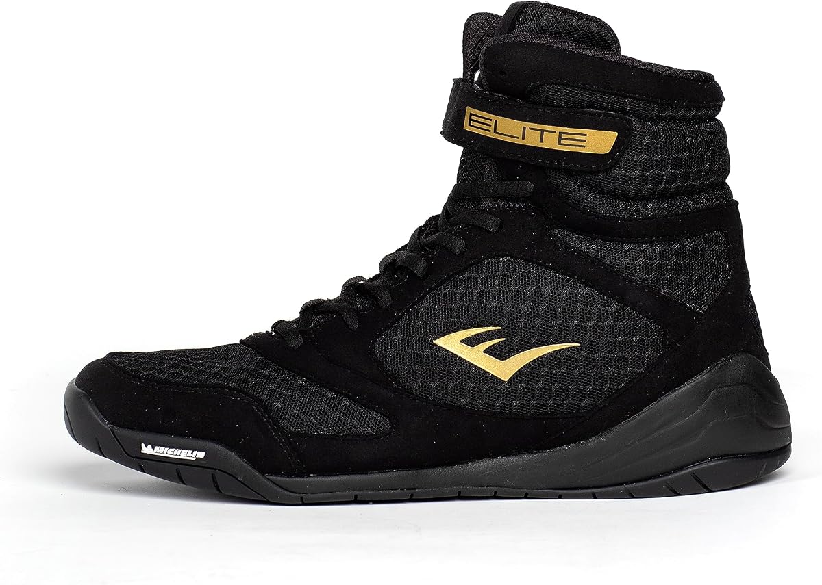 Zapatos de boxeo Everlast Elite V2 | Zapatillas de entrenamiento de boxeo para gimnasio y entrenamiento