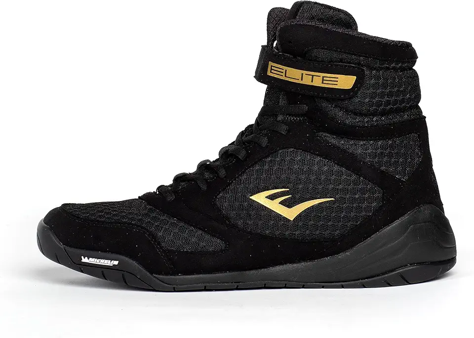 Everlast Elite Black Boxing Shoes