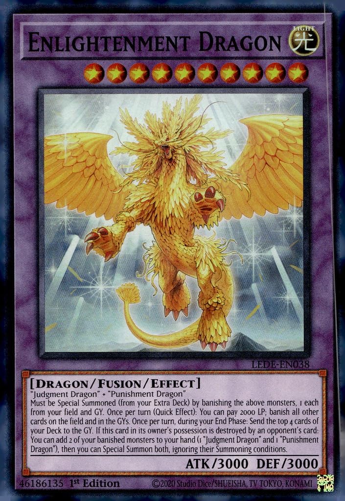 YU-GI-OH! Enlightenment Dragon - Super Rare - 1st Edition
