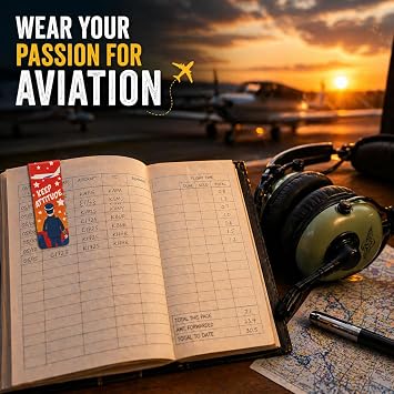 Magnetic Bookmarks Aviation Inspirational Designs for Pilots and Aviators Lovers