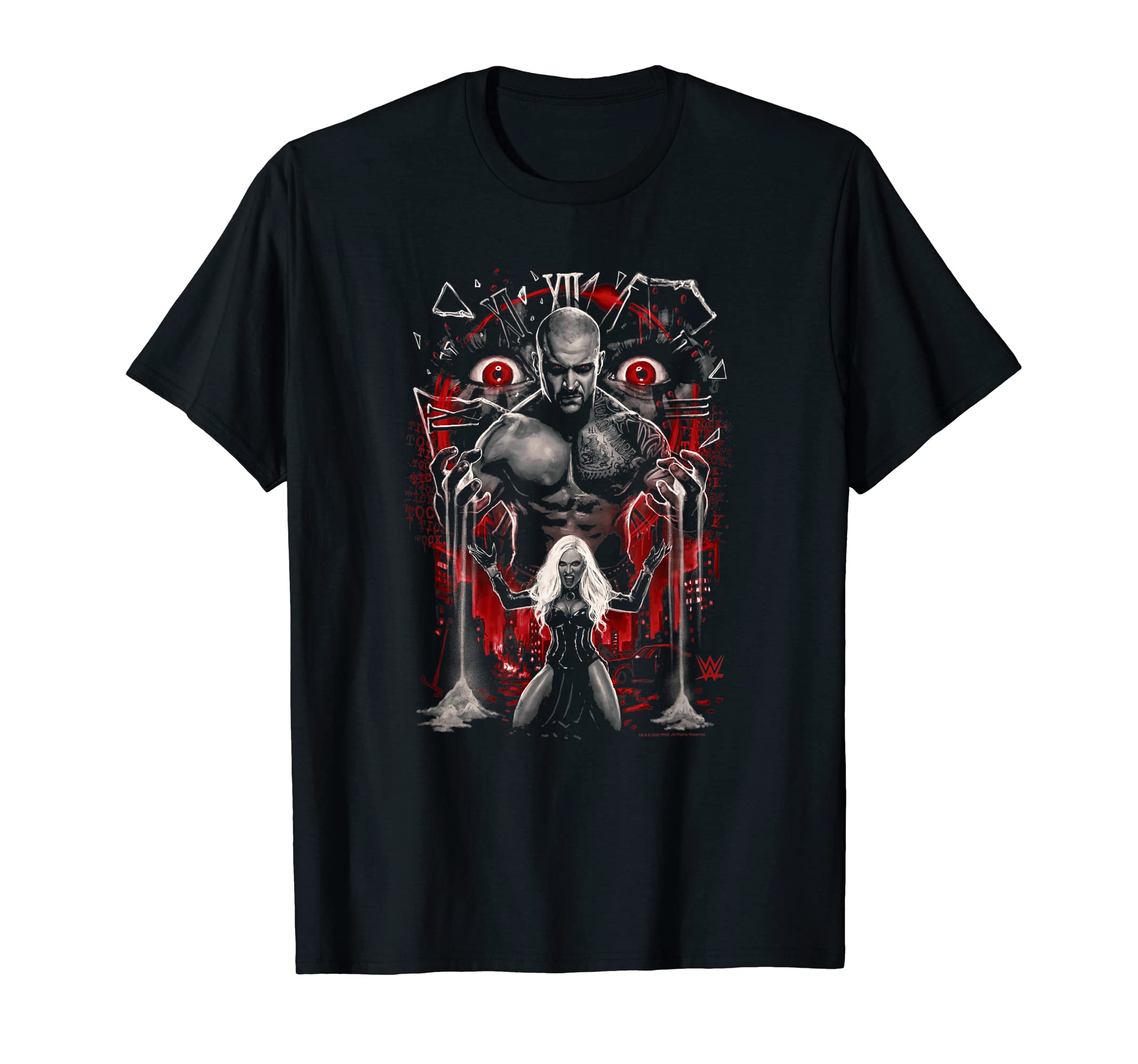 WWE Scarlett Bordeaux & Karrion Kross City In Ruins Poster T-Shirt