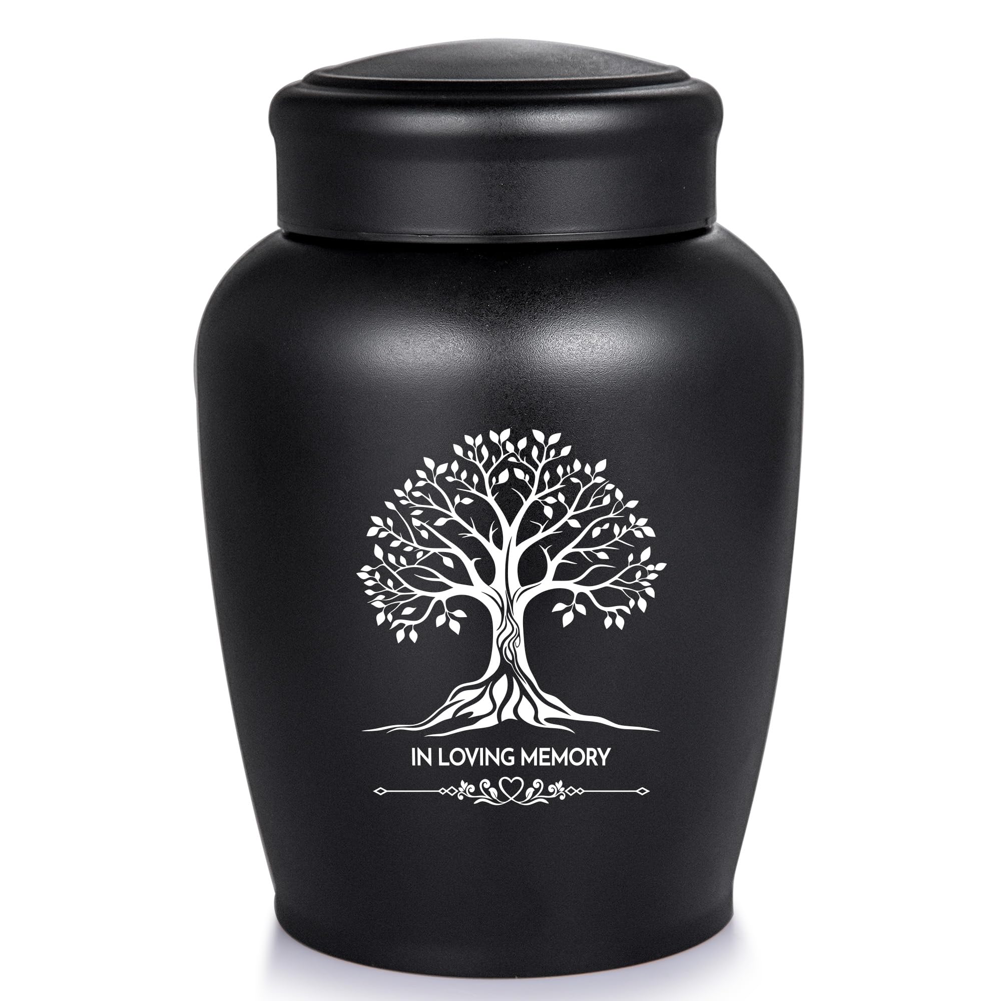 Gredstar Tree of Life Cremation Urn for Human Ashes — Large Memorial Urn, In Loving Memory Keepsake for Dad, Mum or Pet