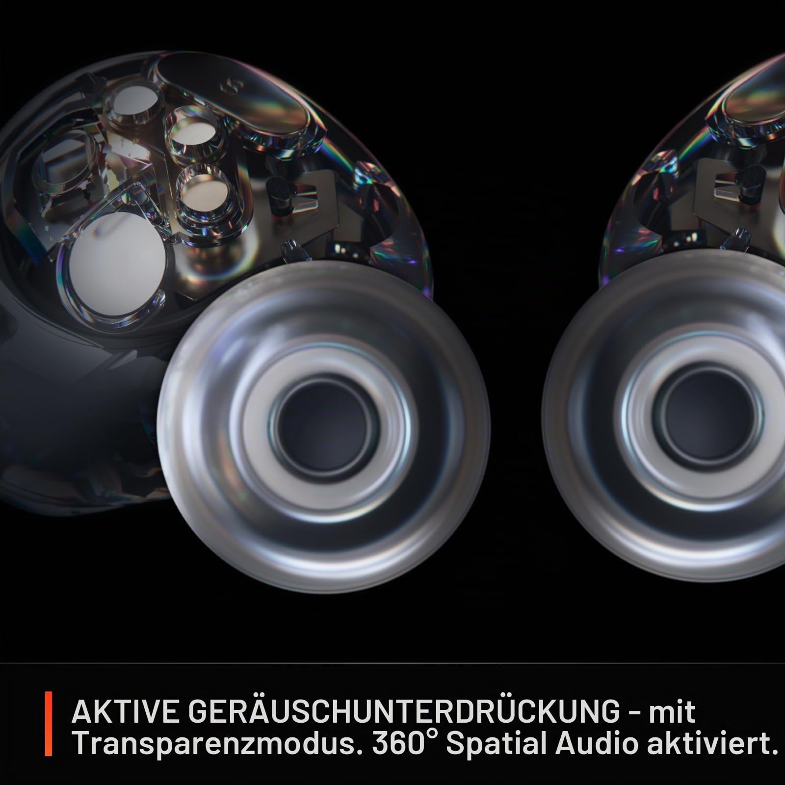 SteelSeries - Arctis GameBuds für PS5 - Kabellose Gaming-Ohrhörer - 2,4 GHz + BT 5.3 - ANC/Transparenz - 40 Std. Akkulaufzeit - Kabelloses Laden - PS5, PC, Switch 2, Mobile - Schwarz (Generalüberholt)