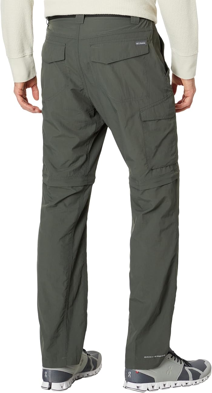 Мужские брюки Columbia Silver Ridge™ Convertible Pant, цвет: Серебряный — фото 4