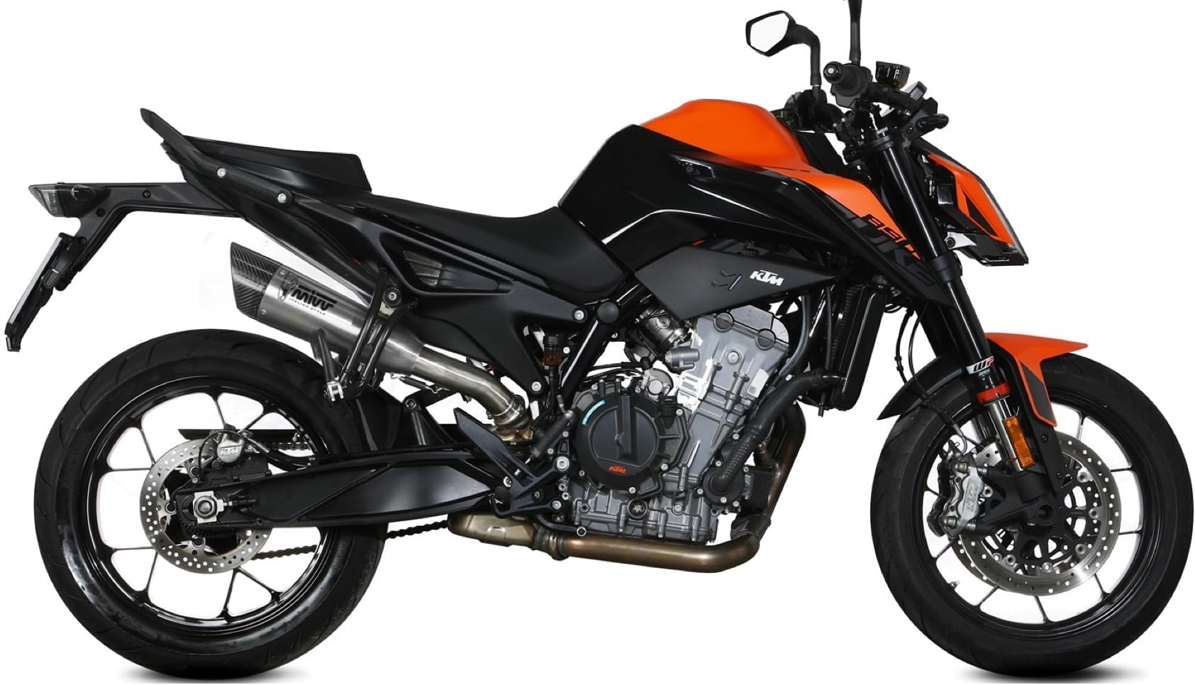 mivv scarico omologato cat-oem x-m5 titanio compatibile con ktm 890 duke 2020 2021 2022 2023 2024 mototopgun