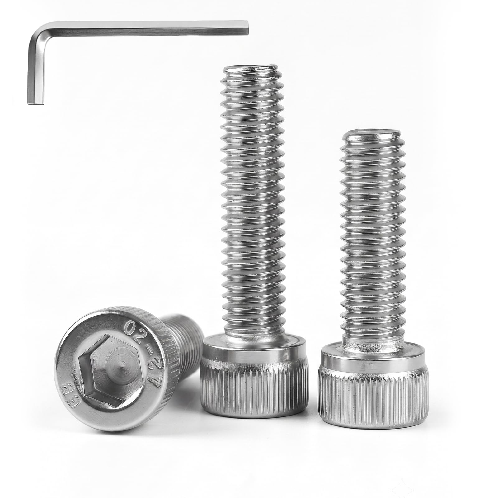 SHBAOCH M2 x 4mm Zylinderschrauben mit Innensechskant, 120 Stück Zylinderkopfschrauben mit Sechskantschlüsseln Edelstahl, Inbusschrauben Maschinenschrauben Vollgewinde für Möbel Tischbeine