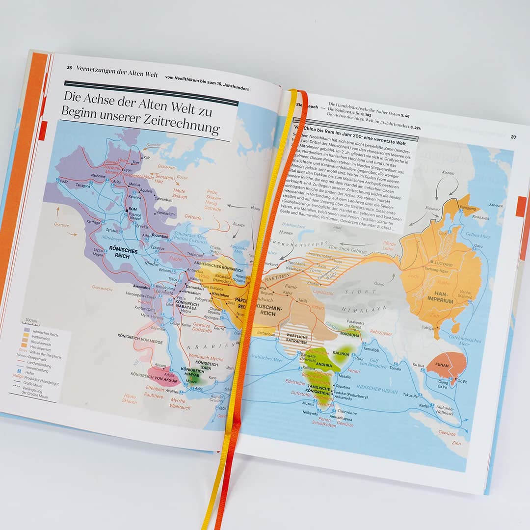 Die Geschichte der Welt: Ein Atlas. Durchgehend bebildert