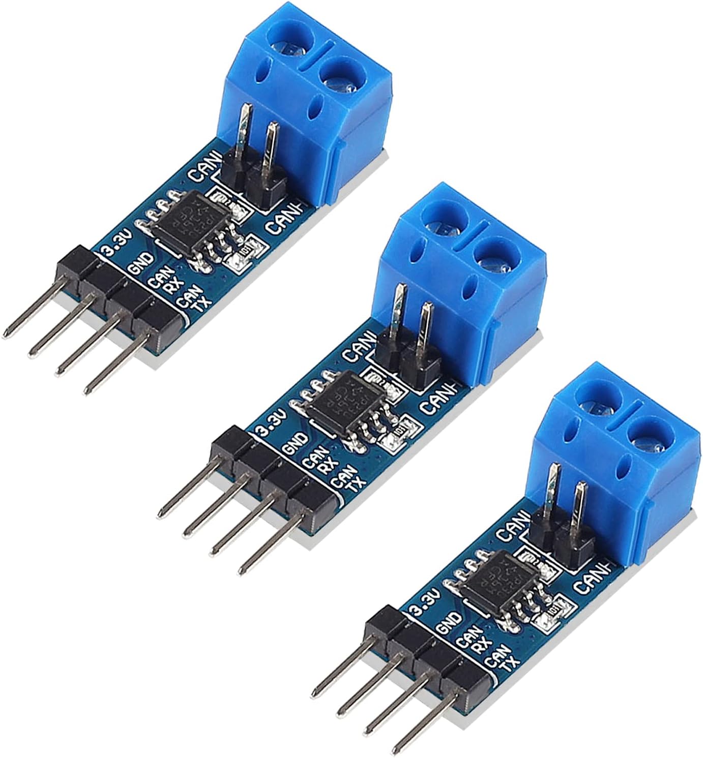 3pcs SN65HVD230 CAN Board Connecting MCUs to CAN Network Features ESD Protection Communication Evaluation Development Board 3.3V for Arduino