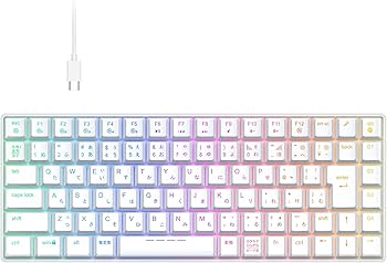 Amazon | iClever ゲーミングキーボード テンキーレス 赤軸 メカニカル