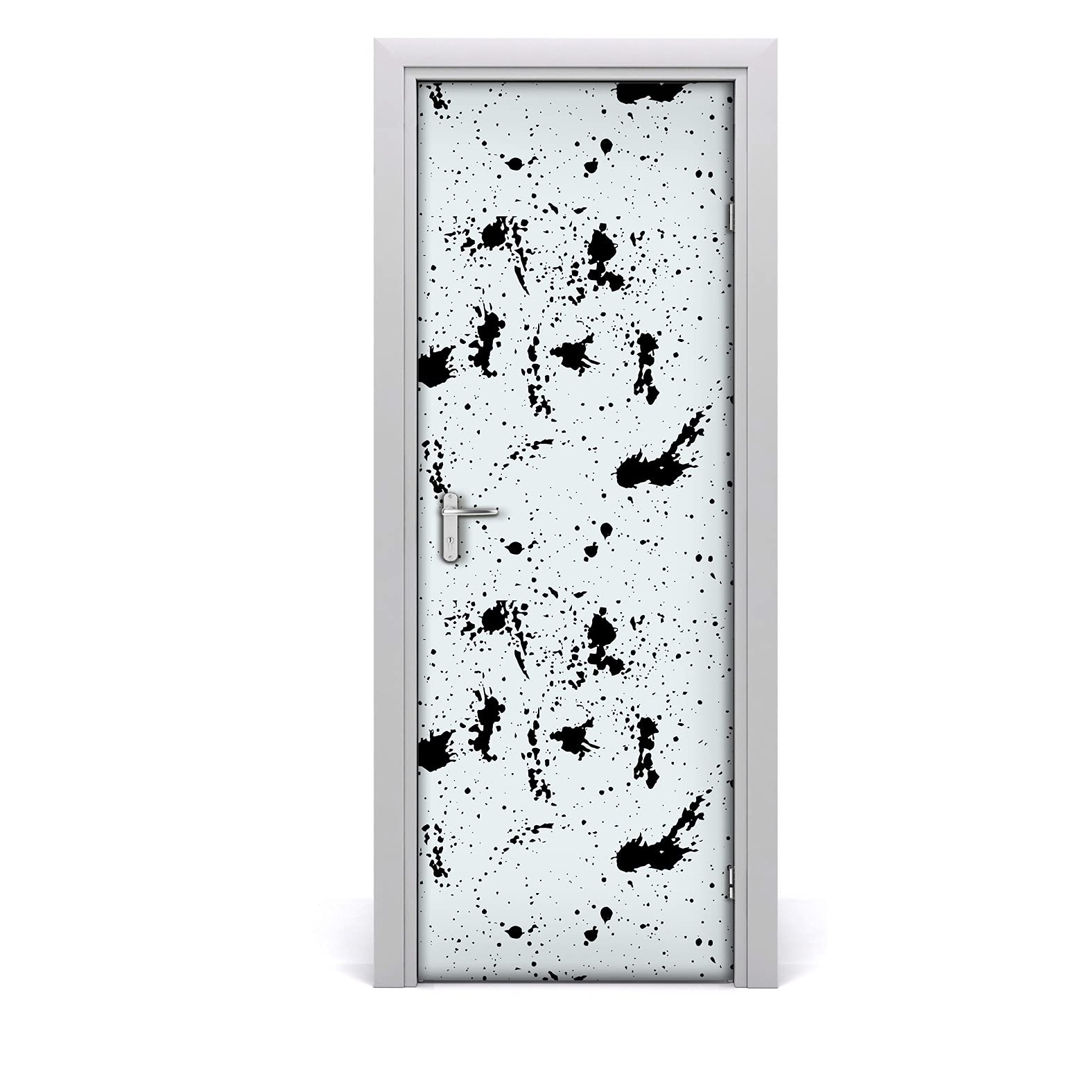 Papier peint sur la porte salon et chambre trompe l'œil croquis de tempéra Magic-Stick