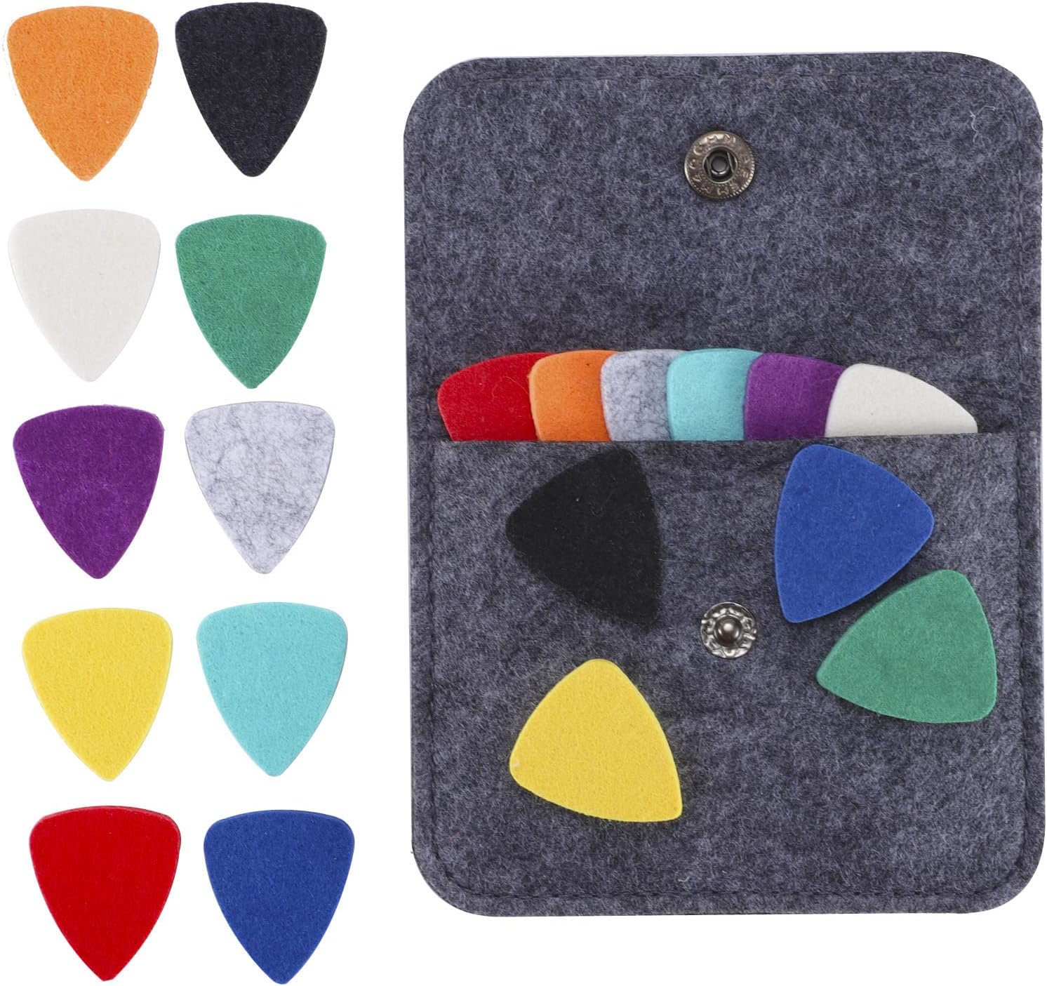 BoloPick Felt Picks for Ukulele, Guitar, and Bass with easy