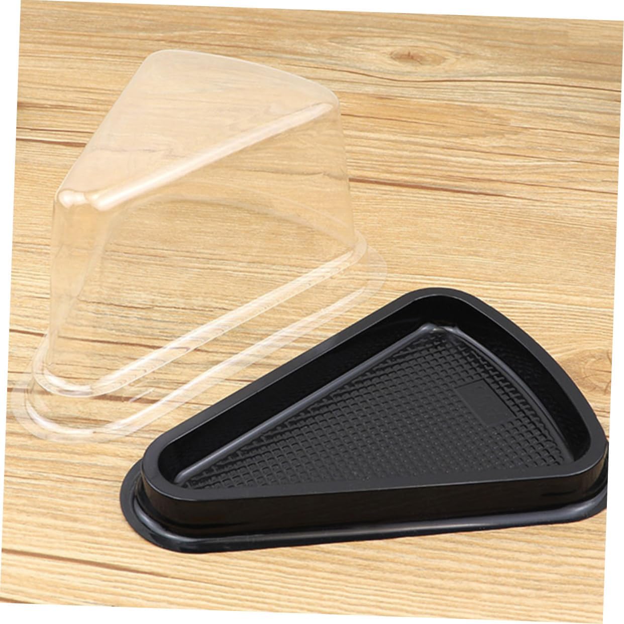 Mikinona Cupcake Containers Triangle Dessert Packing Box Mousse Cake Container Box Set