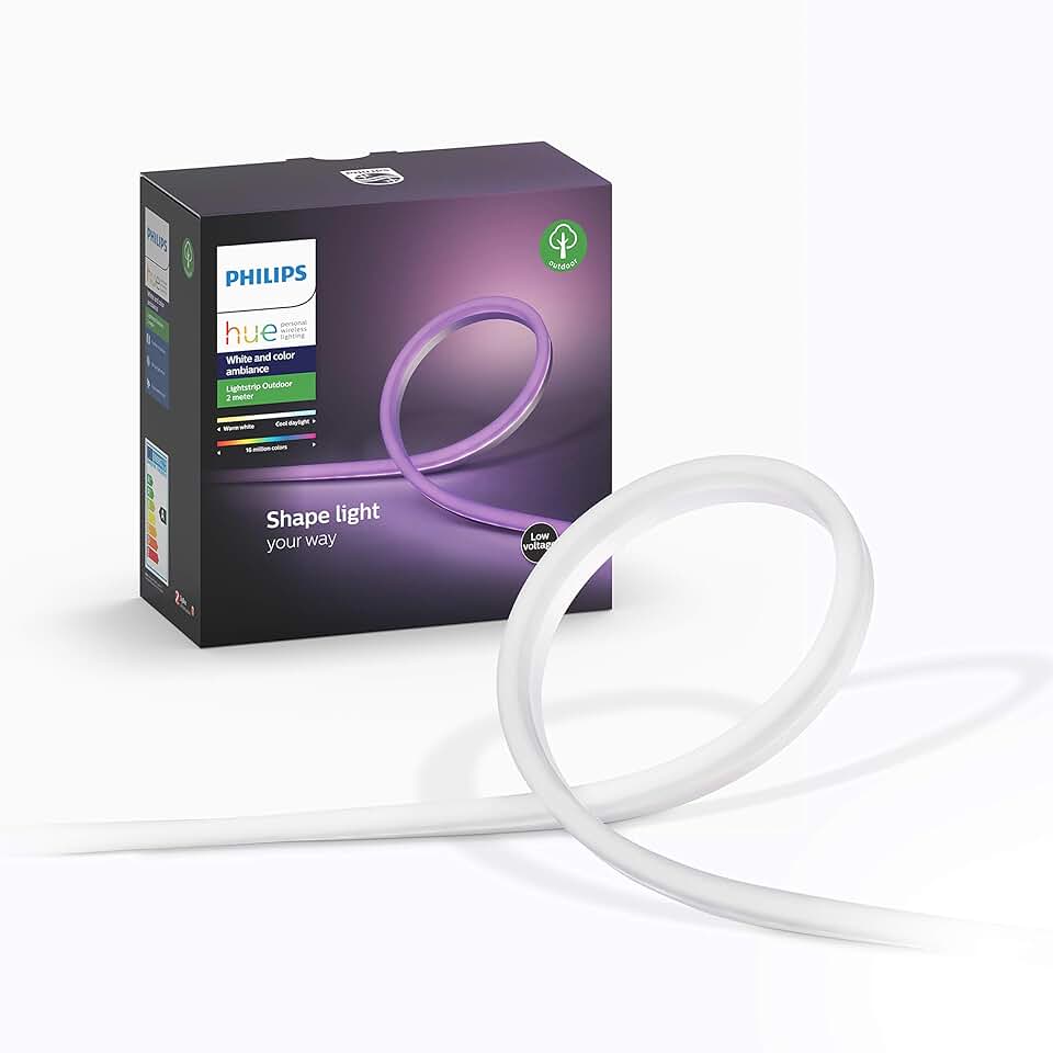 White and Colour Ambience Outdoor Lightstrip 2M, Smart LED L