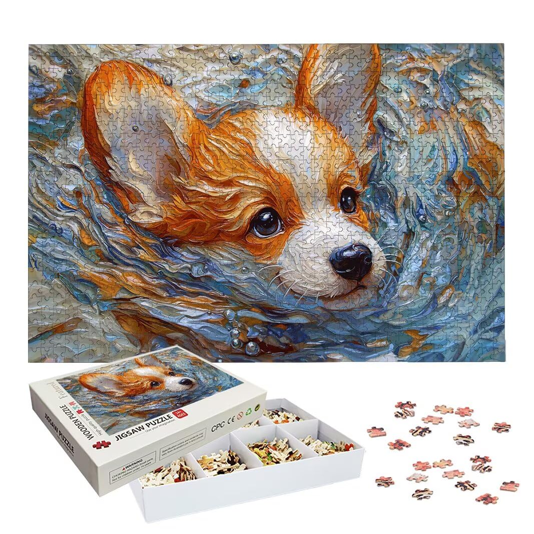 1000 sztuk puzzli dla dorosłych, puzzle dla psów, prezenty dla kobiet -2847