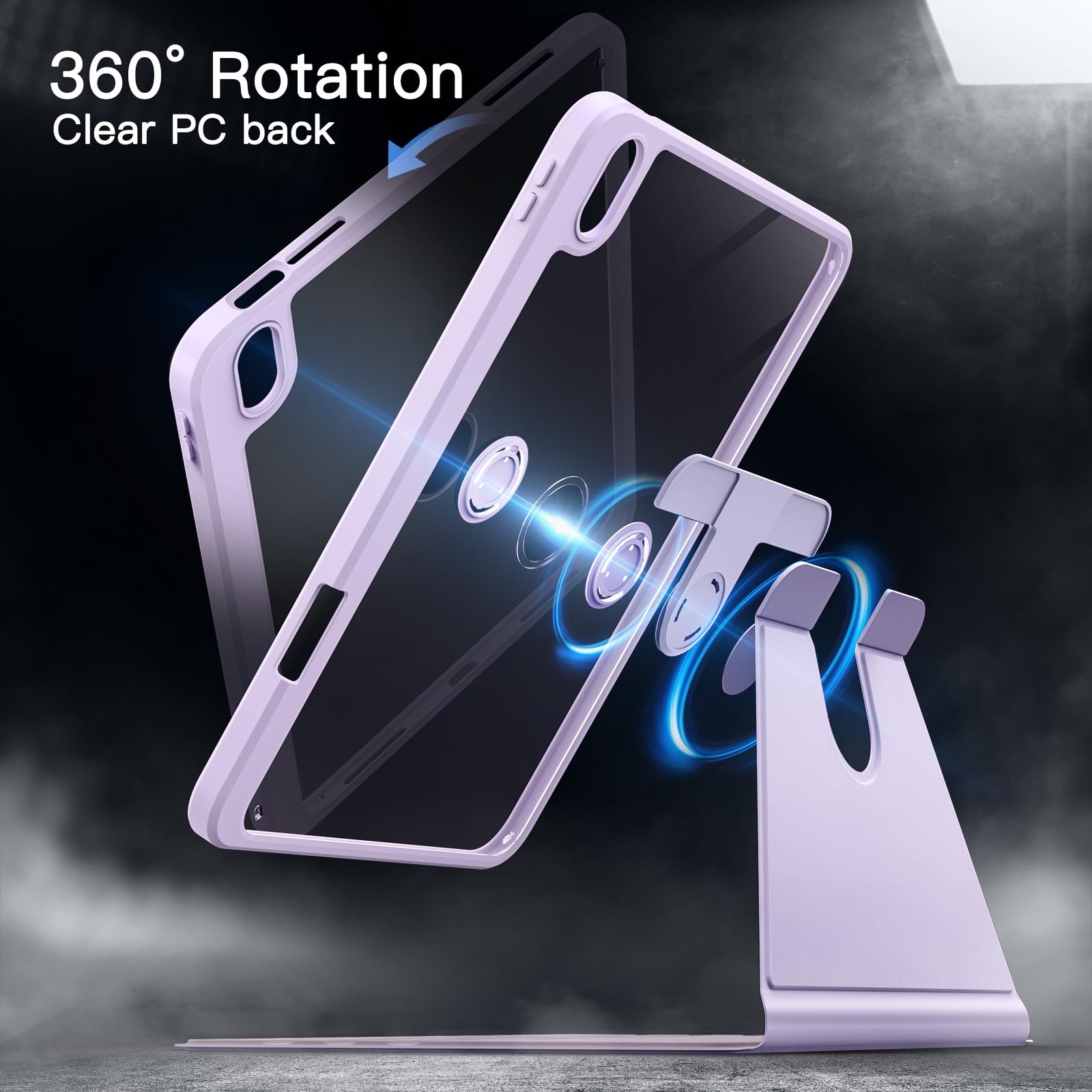 Amazon.com: JETech 360° Rotating Case for iPad (A16) 11th/10th Gen
