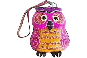 Charming Leather Owl Coin Purse: A Stylish Companion for Everyday Essentials