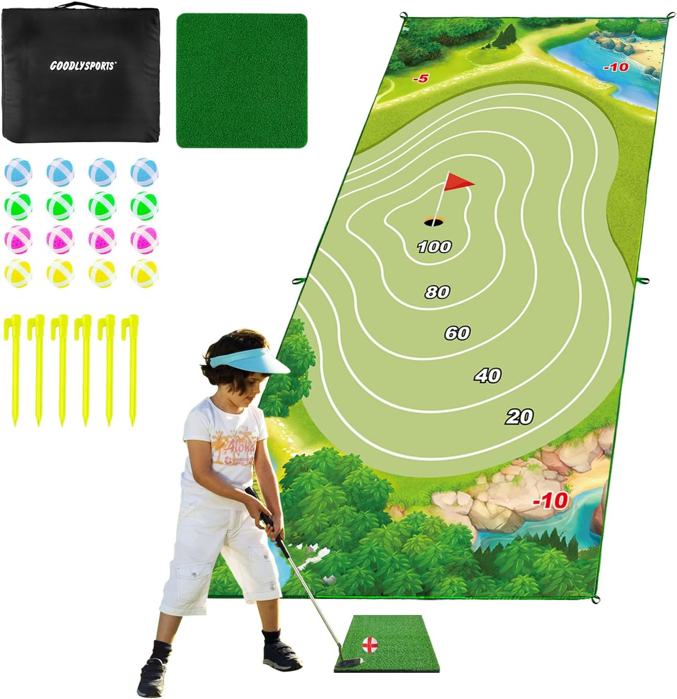 GOODLYSPORTS Golf Chipping Game, 2023 Latest Battle Royale