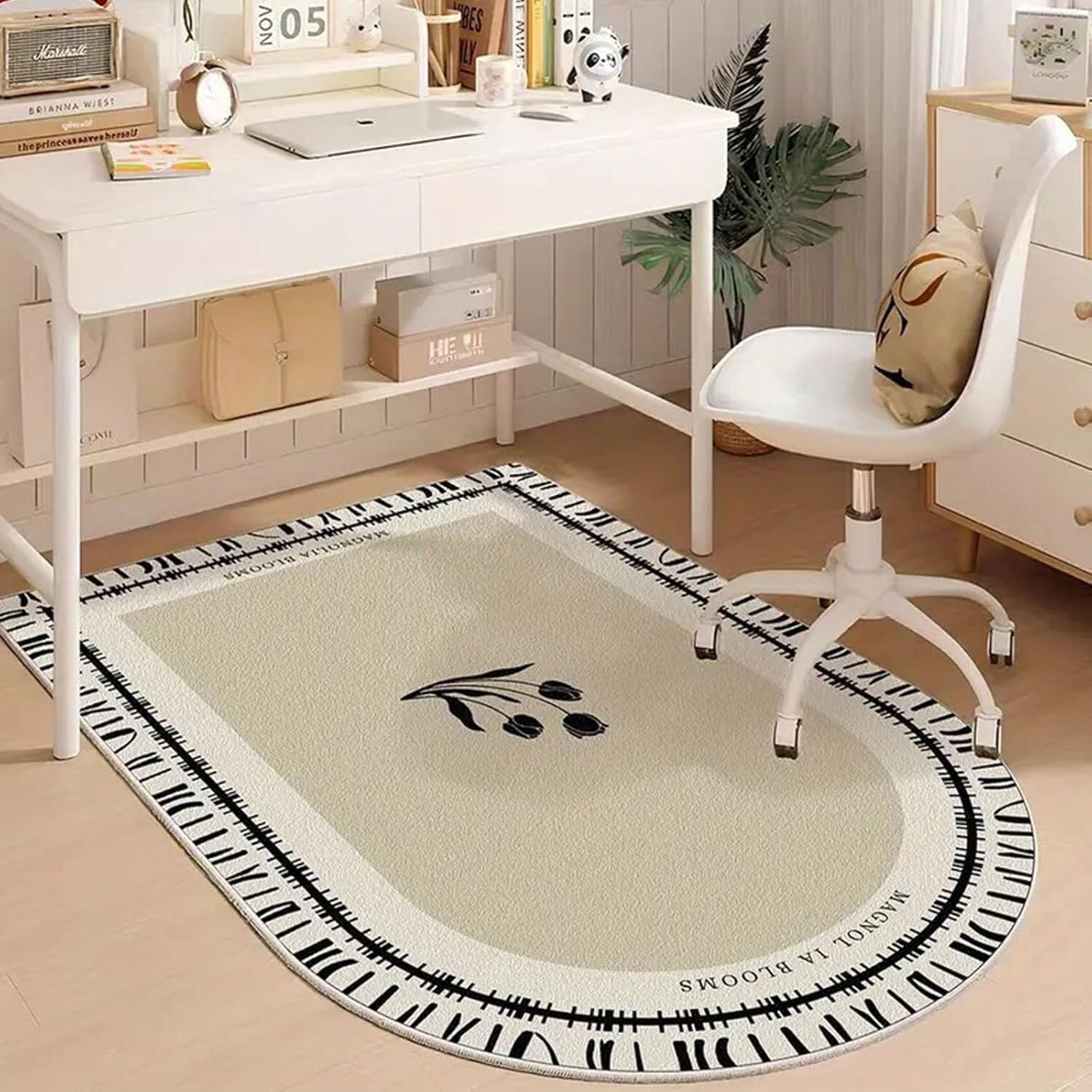 SSDDLZEQ Premium durable range Multifunctional Protective Mat For Gaming, Study And Office Use(Flower,90x120cm)