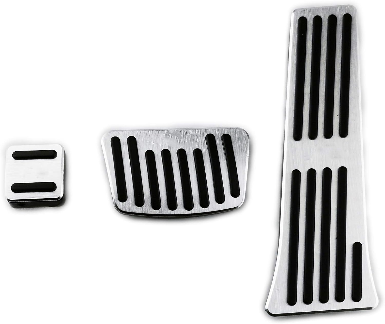 3PCS Aluminum Alloy Rubber No Drill Car Fuel Brake Foot Pedal Covers for KX5 2016