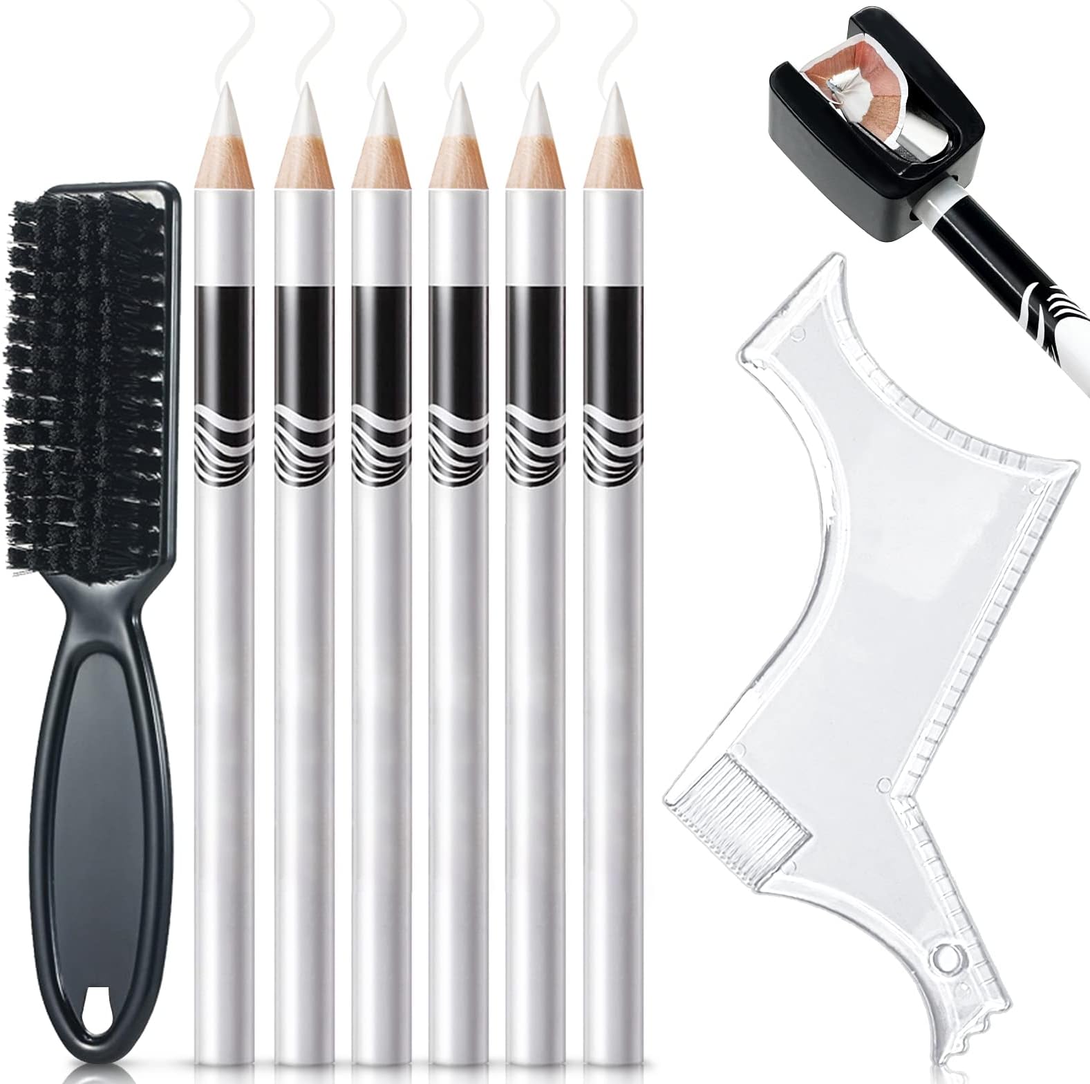 Black Ice Barber Pencil - Edge Hairline & Razor Trace Tool (Brown, Black, Or White)