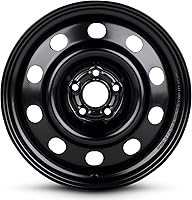 RoadReadyWheels 17" Black Steel Rim for 2013-2019 Ford Escape - OEM Direct Fit Replacement SUV Wheel, 5-Lug