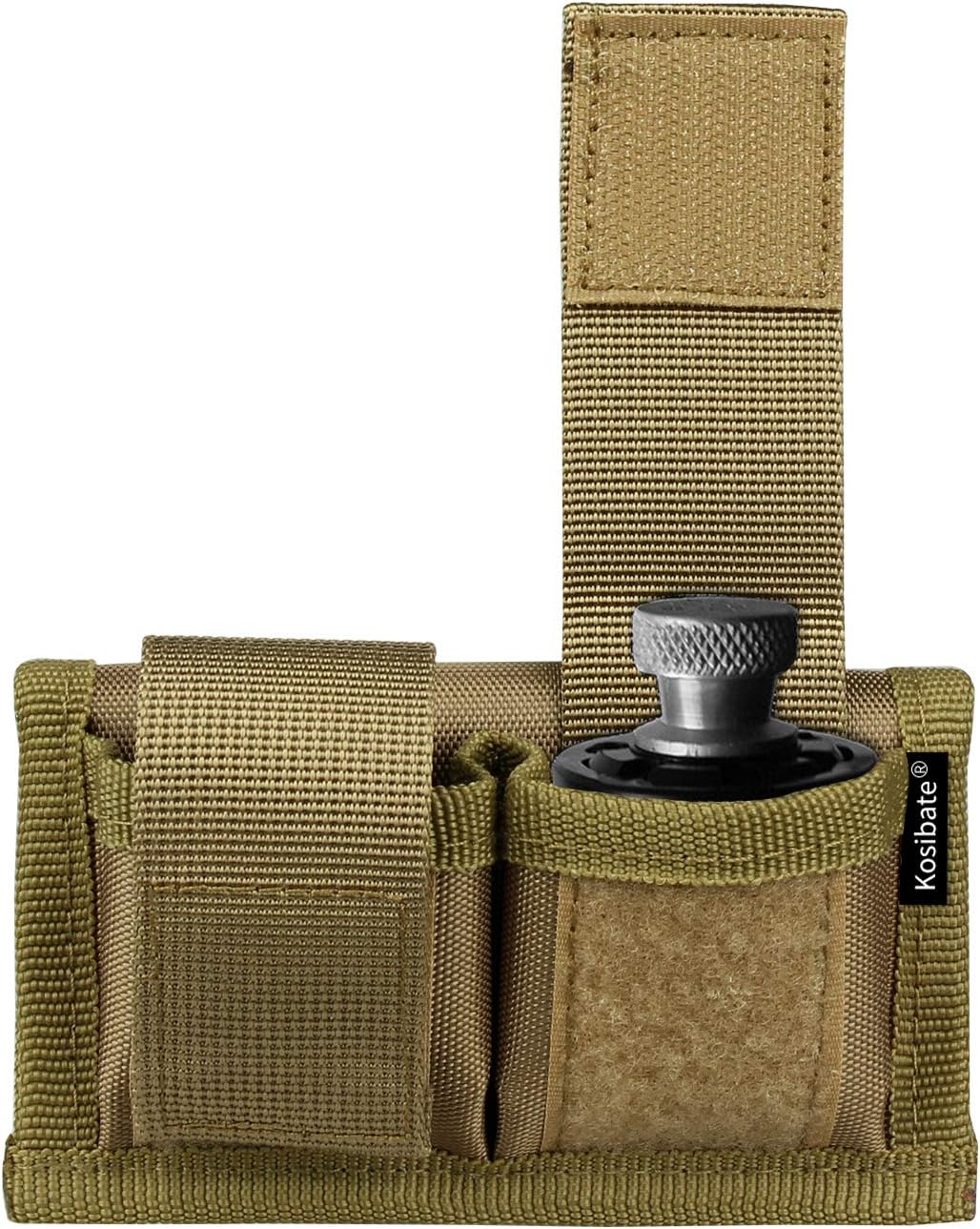 Kosibate Speedloader Pouch Case Holder Nylon Tactical Double Speedloader Belt Universal Fit .357 .44 Most from .38 to .45 Colt