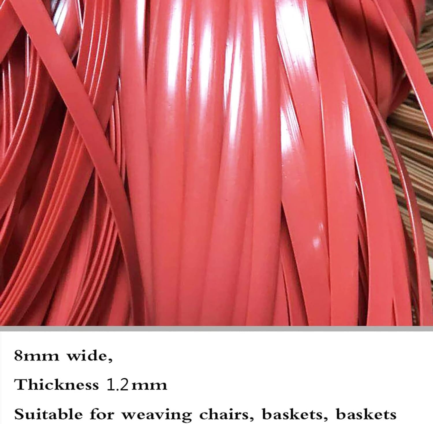 Wicker Plastic Woven Rattan Restoration Material, DIY Repairable Rattan Chair Table Swing Woven Flower Basket