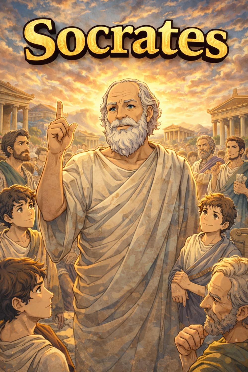 Socrates: Philosophy Questions Thinking Wisdom Ideas Knowledge Story Biography (Icons of History Manga)