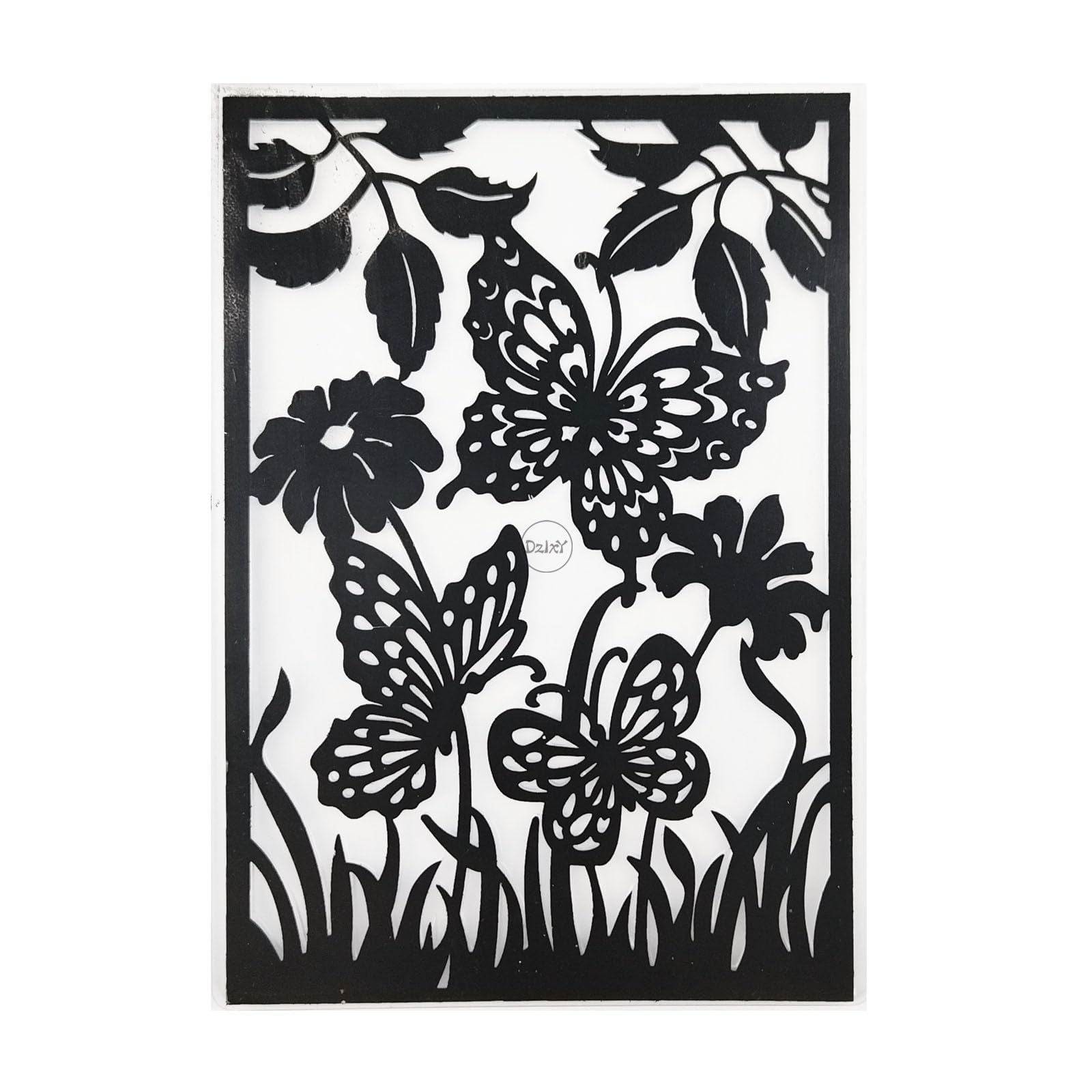 DzIxY Butterfly Flower Plastic Embossing Folders for Cards Making Supplies DIY Paper 3D Scrapbook Stencils Album Crafts Decoration Template