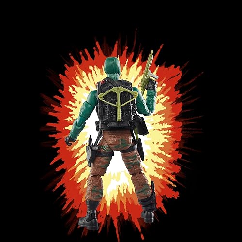 Miniatura 7 de G.I. Joe Classified Series Retro Cardback Beach Head, Figura de acción coleccionable de 6 pulgadas con 10 accesorios