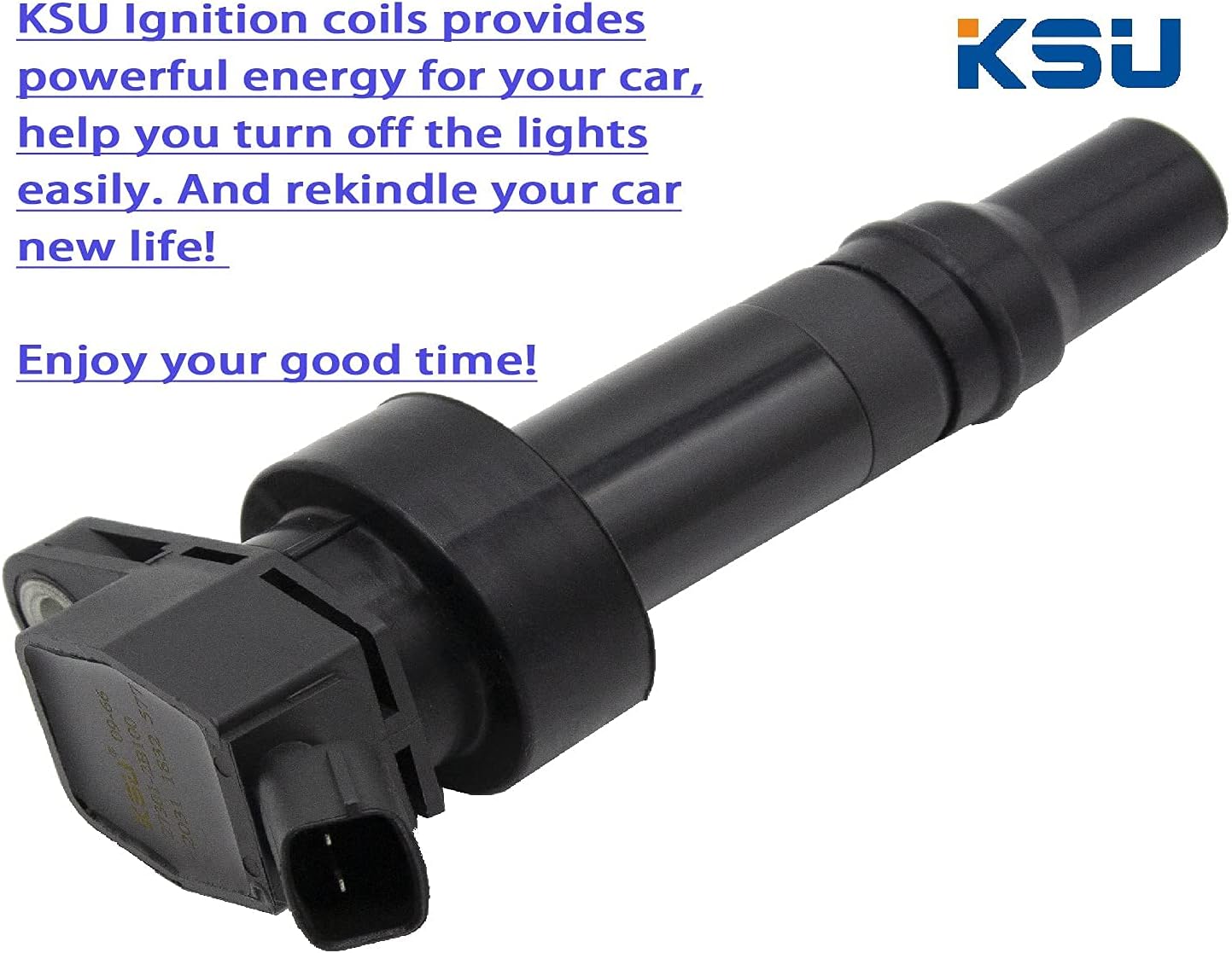 KSU Coil Pack compatible with Hyundai Kia Rio Soul Accent Veloster Attitude 1.6l l4 only (do not fit for turbo) 273012B100 UF652 C1803 5C1860