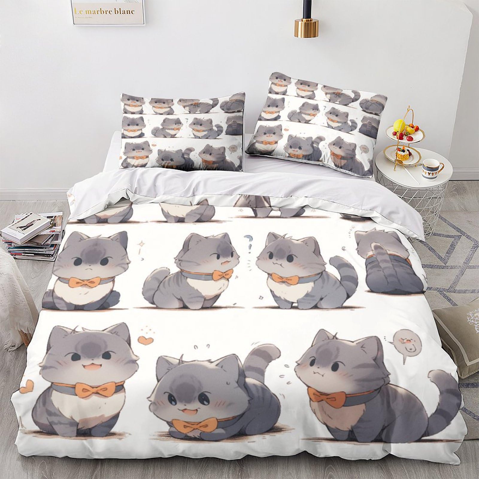 Linge de lit British Shorthair pour décorer une chambre d'enfant ou d'adulte cocooning