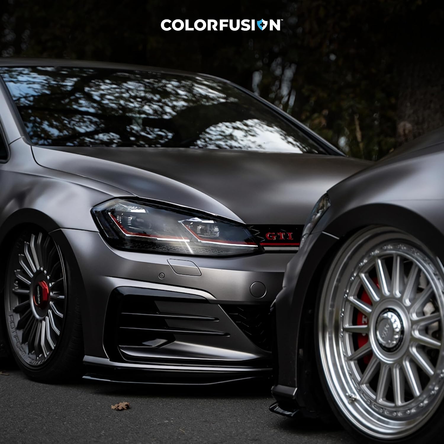 ColorFusion Light Smoke Headlight Tint, Wet Apply Vinyl Wrap, Ultra-Gloss Finish, Self-Healing Coating PPF (16” x 10ft)