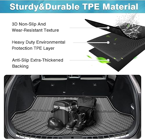 Miniatura 4 de Mixsuper Liner Forro de carga para Lexus RX 350 RX 350 h RX 500h 2023-2025 2026, alfombrilla para maletero para Lexus RX Accesorios Alfombrilla de
