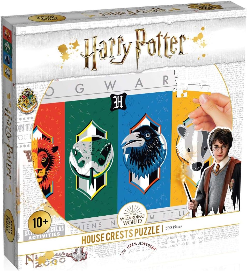 Harry Potter House Crests 500 Pc Jigsaw Puzzle