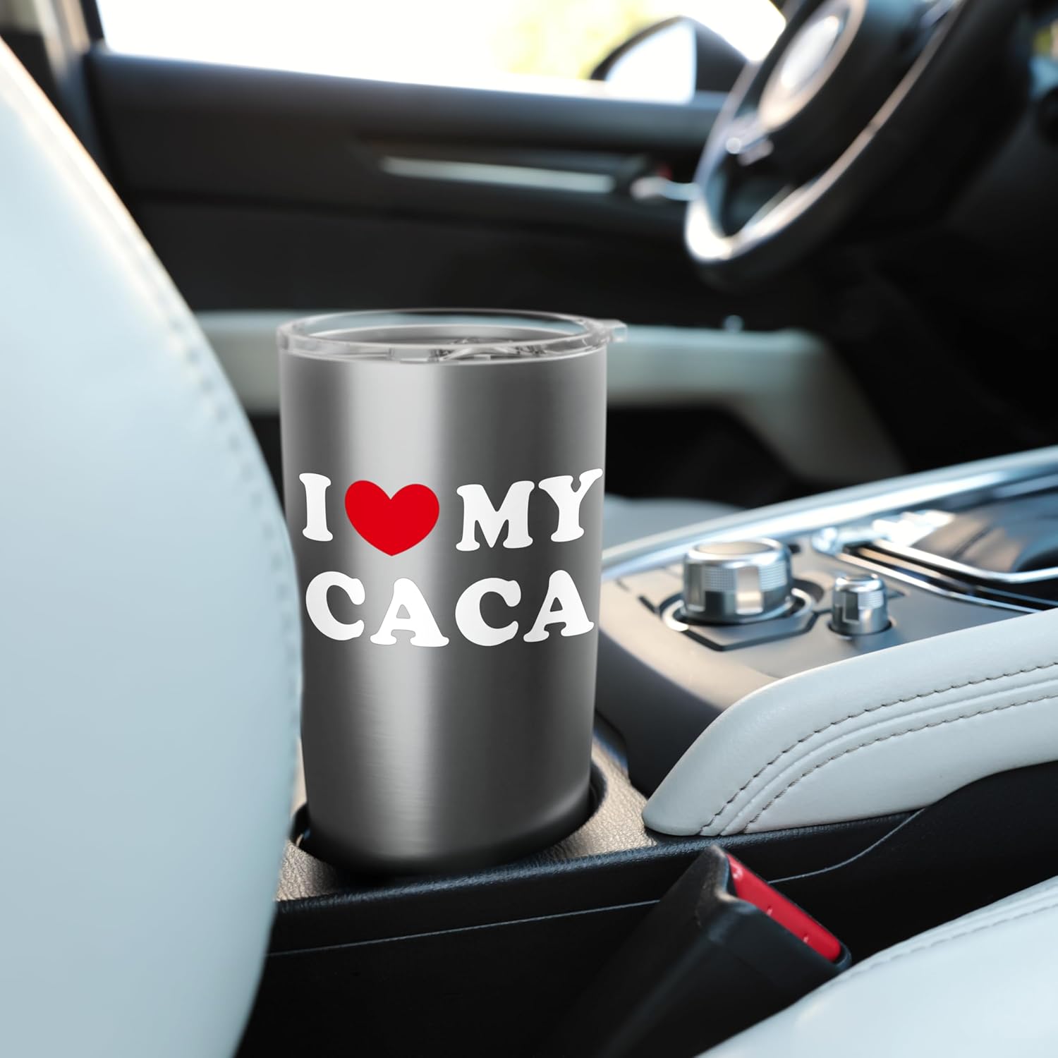 I Love My Caca, I Love My Caca Stainless Steel Insulated Tumbler - Image 6
