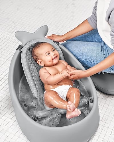 Miniatura 6 de Bañera para bebés Skip Hop Moby 3 en 1 Smart Sling Tub gris tina gris