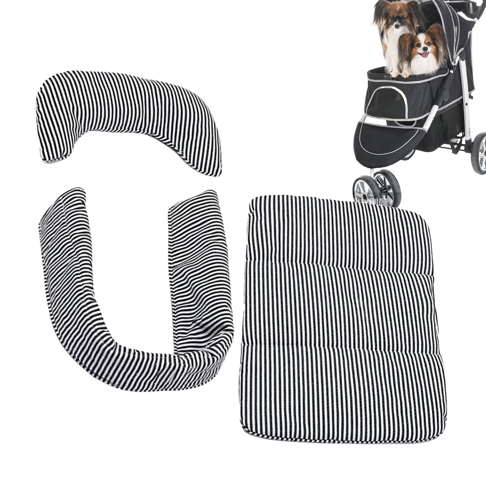 Tapis de poussette pour animaux étanche résolvant les fuites lors des trajets extérieurs
