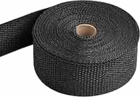 Nastro Termico In Fibra Di Vetro Per Scarichi - 10m X 5cm Con Fascette Inox - Foto 5