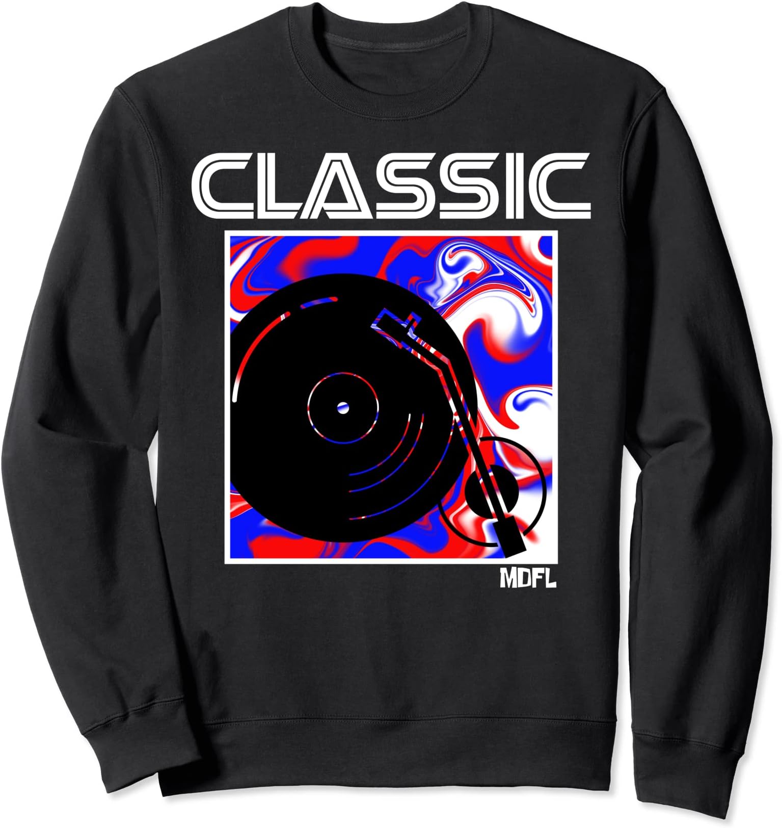 MDFL Designs Classic Records Spin Sweatshirt