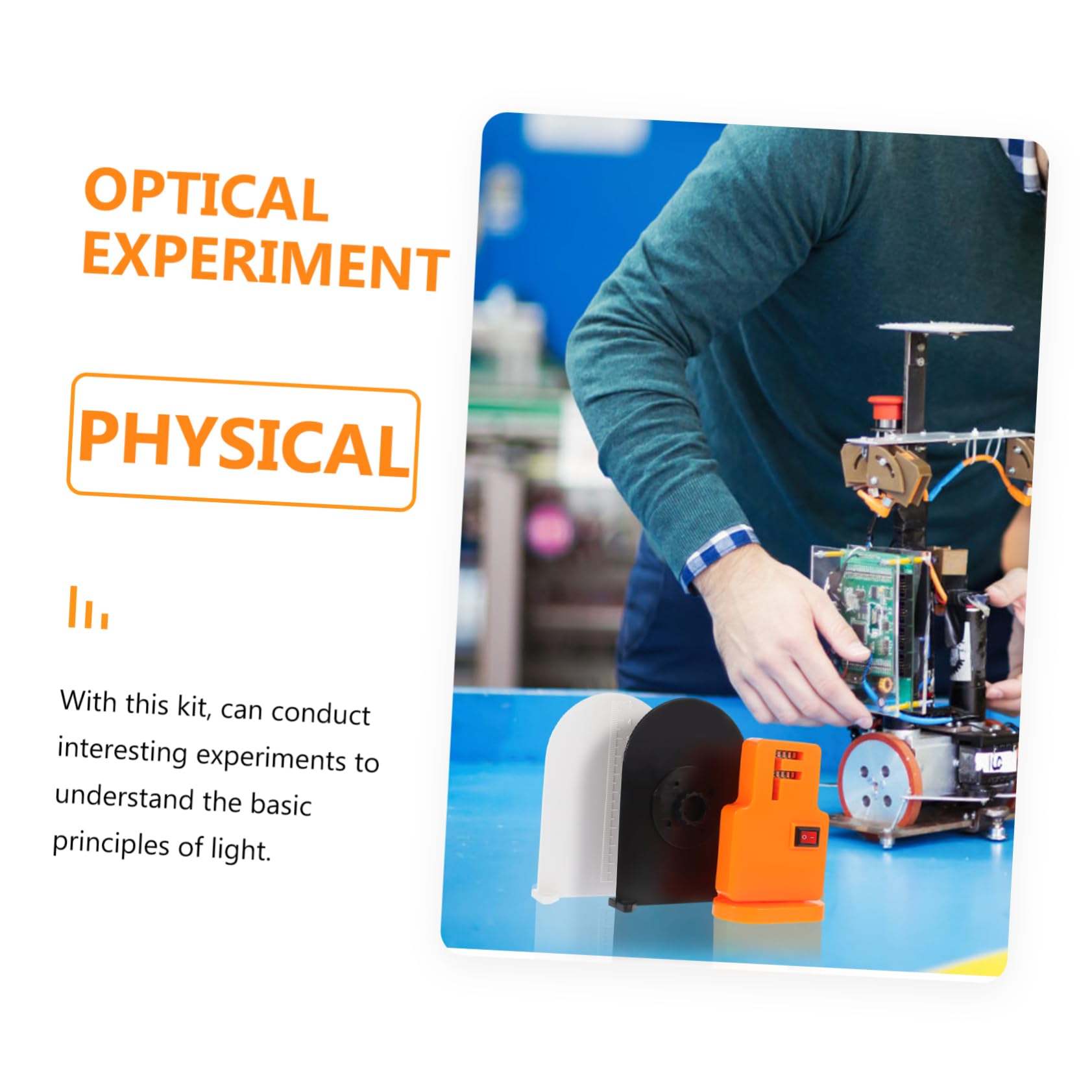4sets Esperimenti Ottici Con Primari Kit Didattico Per Scuole e Laboratori Sperimentali Strumenti Leggeri e Facili Da Usare Per La Cognizione Della Luce e Fisica Optica
