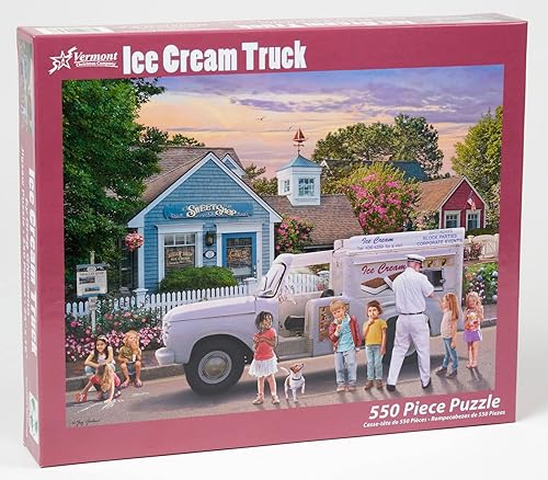 Miniatura 2 de Ice Cream Truck Rompecabezas de 550 piezas por Vermont Christmas Company
