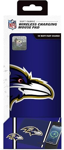 Vista 42 de SOAR Alfombrilla de mouse de carga inalámbrica NFL