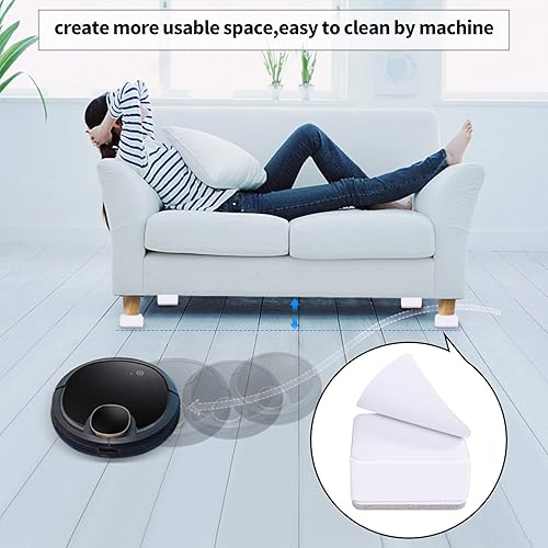 Miniatura 10 de Ezprotekt - Elevadores de cama 2.36 x 1.18 pulgadas