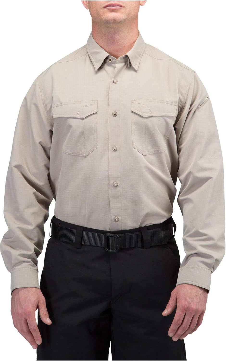 5.11 Tactical Men's Fast-Tac Long Sleeve Shirt, 100% Polyester, Water-Resistant, Style 72479T