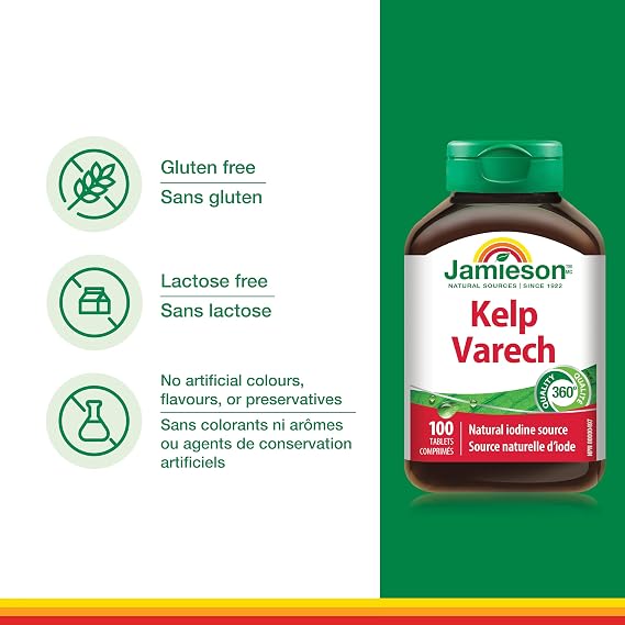 Jamieson Kelp 650mg, 100 Tablets
