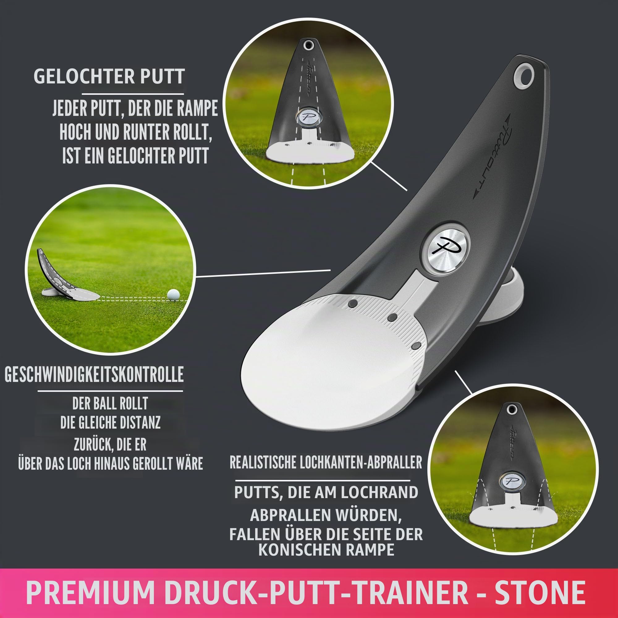 PuttOut Hochwertiger Puttertrainer, perfekt für Ihren Golf