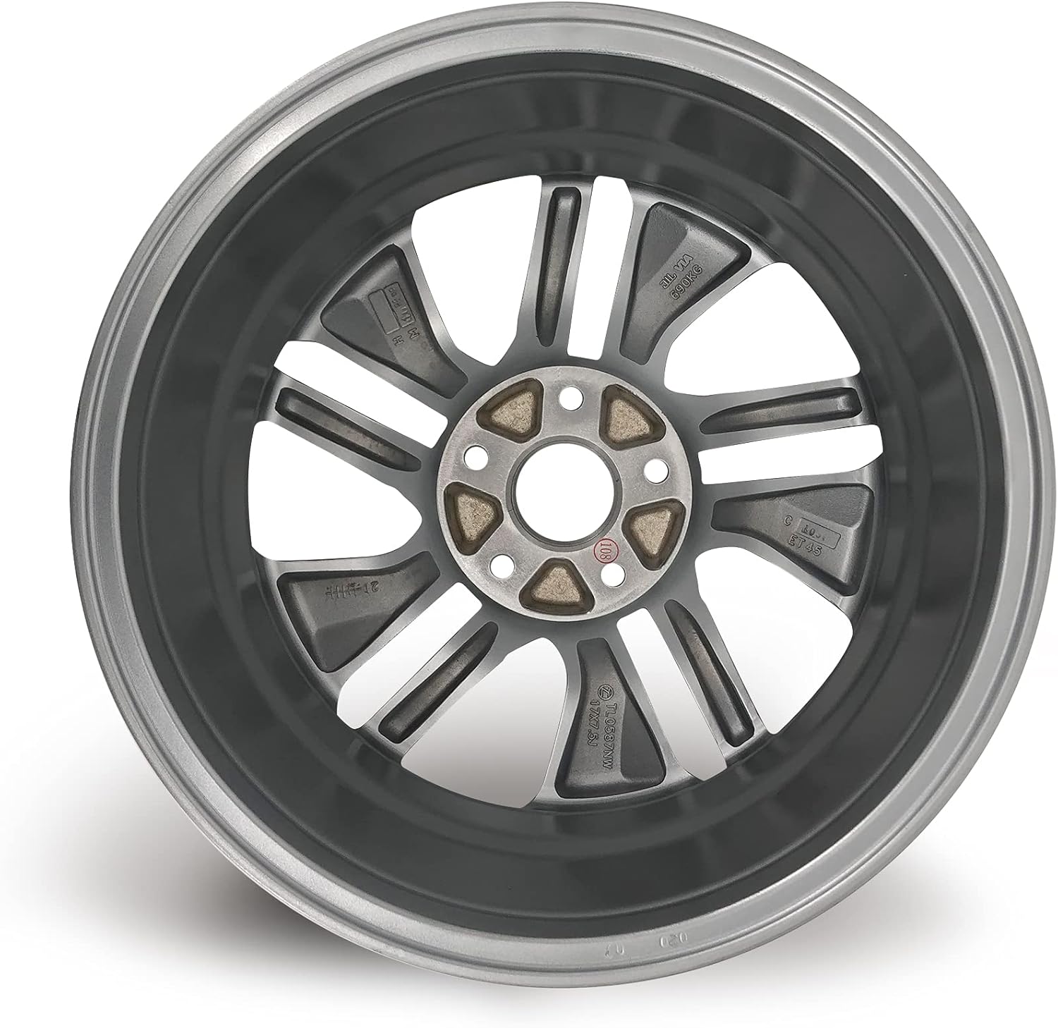 New Set of 17" 17x7.5 Inch Alloy Wheel for 2018–2021 Honda Accord | OEM Design Replacement Rim | Silver Finish | Direct Fit - OE Stock Specs | 64125