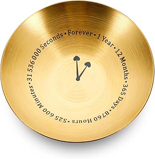 1 Year Anniversary for Boyfriend Girlfriend One Year Anniversary Wedding Gifts for Her Him Husband Wife Ring Holder Jewelry Tray First Years Wedding 1 Year Dating Gift for Couples Engagement
