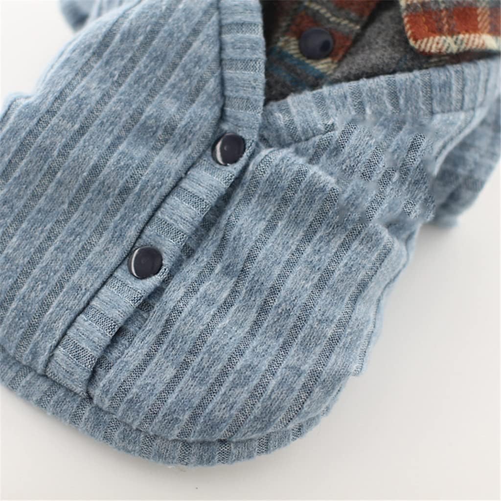 Warm Winter Dog Sweater Coat Soft Liner Clothes for Dogs Teddy Bichon (Color : B Size : M Code) (A S code)